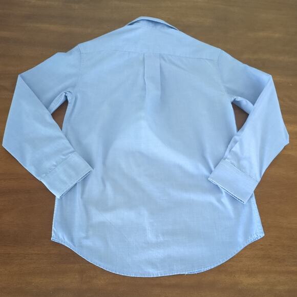 Raulph Lauren Boys Youth long sleeve button down shirt Size 10 Blue EUC - Picture 4 of 5